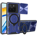 Xiaomi 14T Ring Kickstand Case w/ Camera Cover [Navy] - Navy