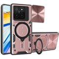 Xiaomi 14T Ring Kickstand Case w/ Camera Cover [Rose Gold] - Rose Gold