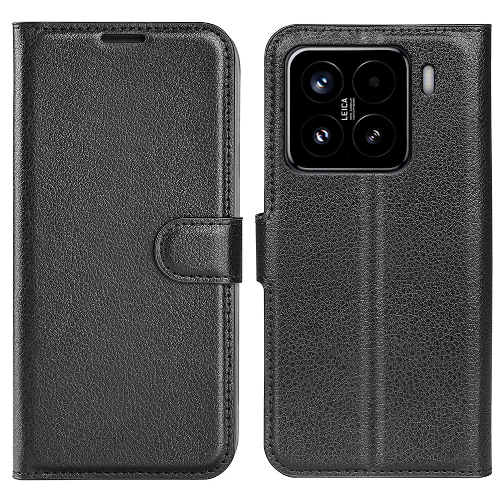 Xiaomi 15 PU Wallet Case [Black]
