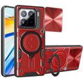 Xiaomi 15 Ring Kickstand Case w/ Camera Cover [Red] - Red