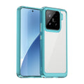 Xiaomi 15 Soft TPU Bumper Case (Clear Blue) - Clear Blue