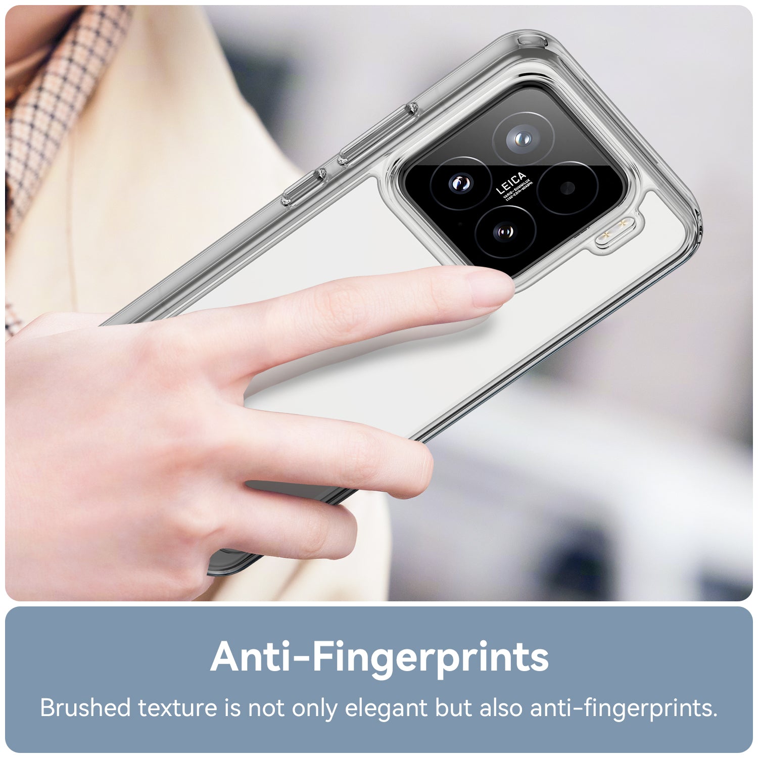 Xiaomi 15 Soft TPU Bumper Case (Clear)