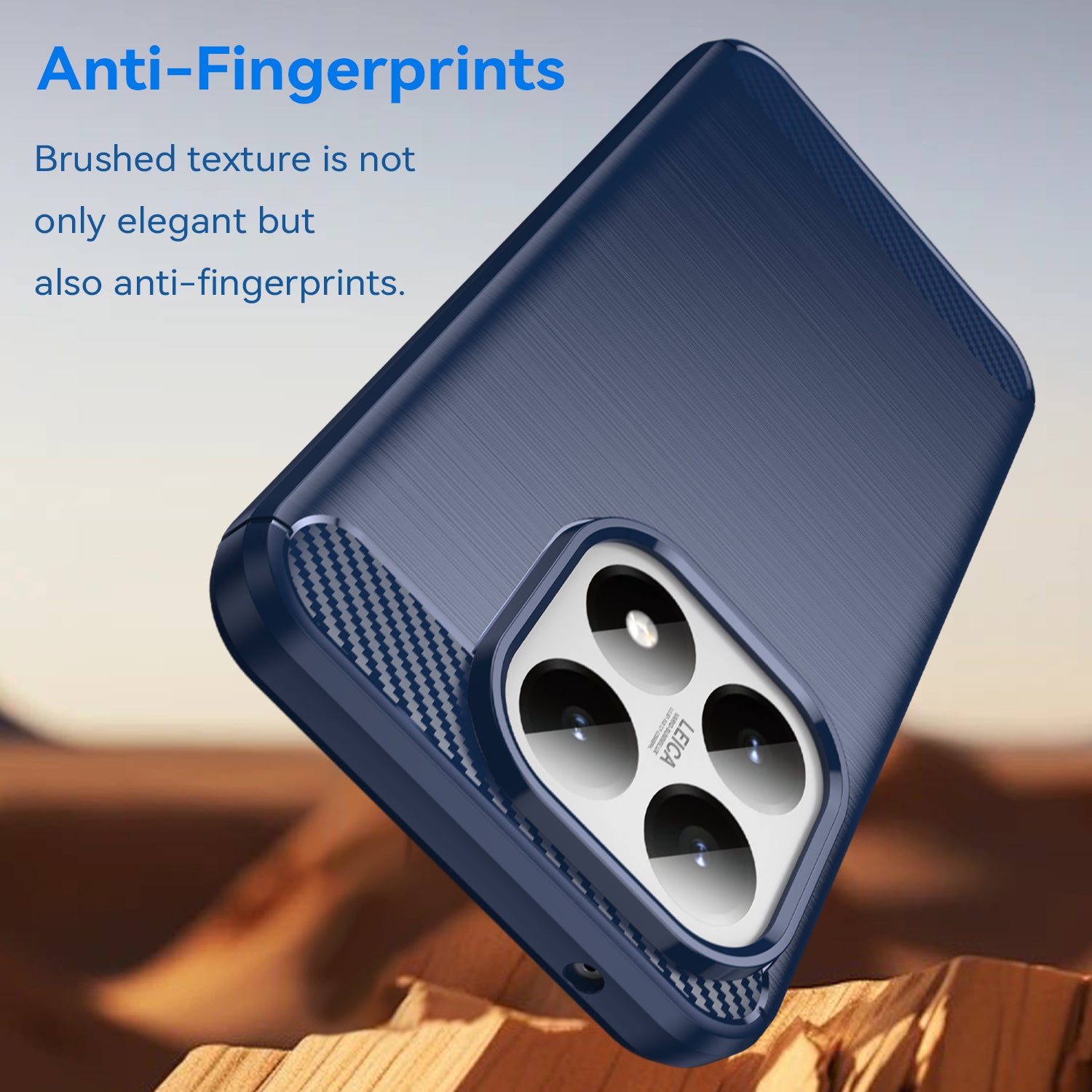 Xiaomi 15T Carbon Fibre Brushed Case [Navy]
