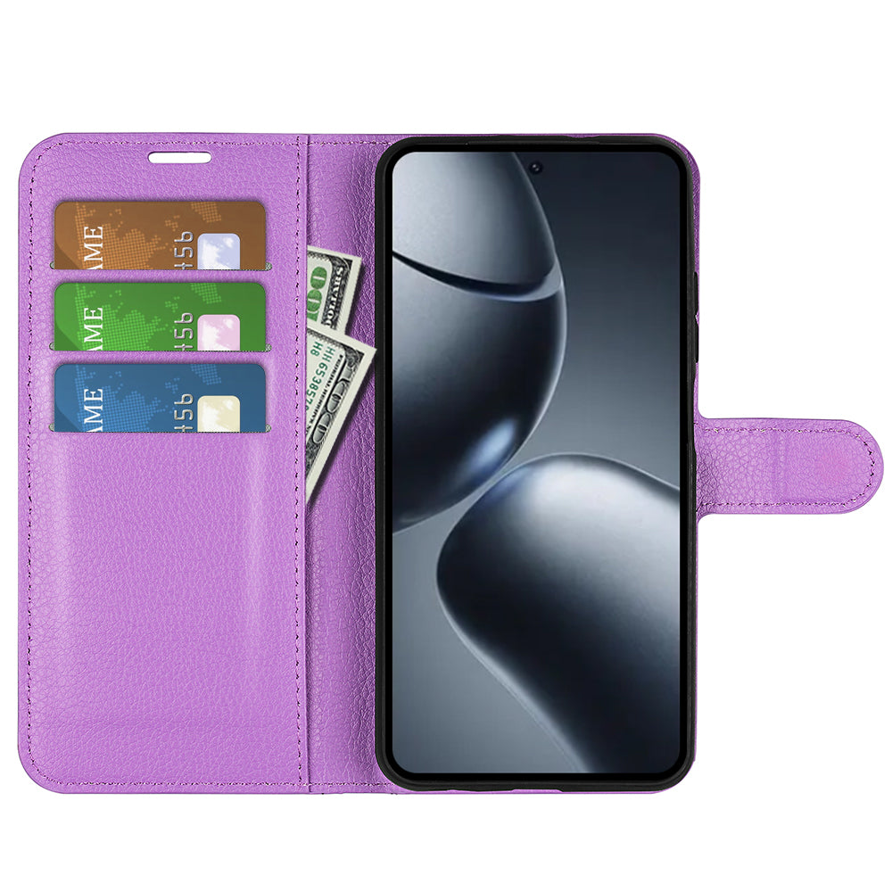 Xiaomi 15T Pro PU Wallet Case [Purple]