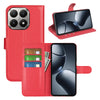 Xiaomi 15T Pro PU Wallet Case [Red] - Red