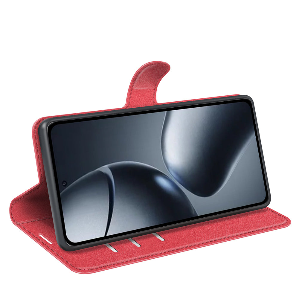 Xiaomi 15T Pro PU Wallet Case [Red]