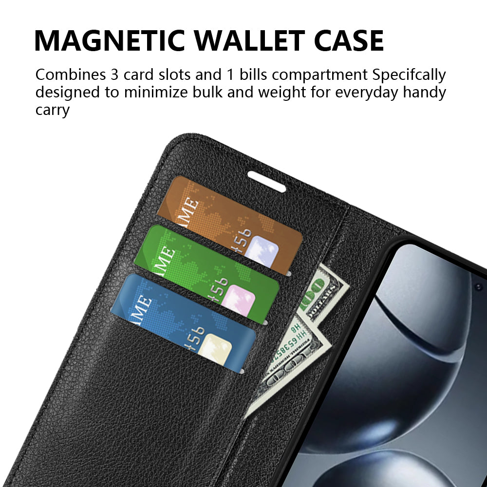 Xiaomi 15T Pro PU Wallet Case [LightBlue]