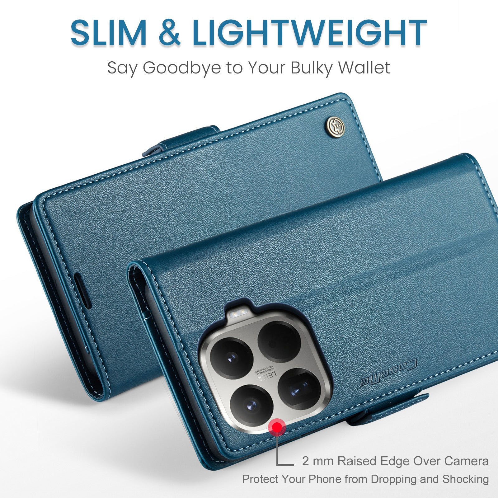 Xiaomi 15T Pro CaseMe Retro Wallet Case [Navy]
