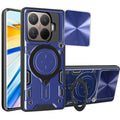 Xiaomi 15T Pro Ring Kickstand Case w/ Camera Cover [Navy] - Navy