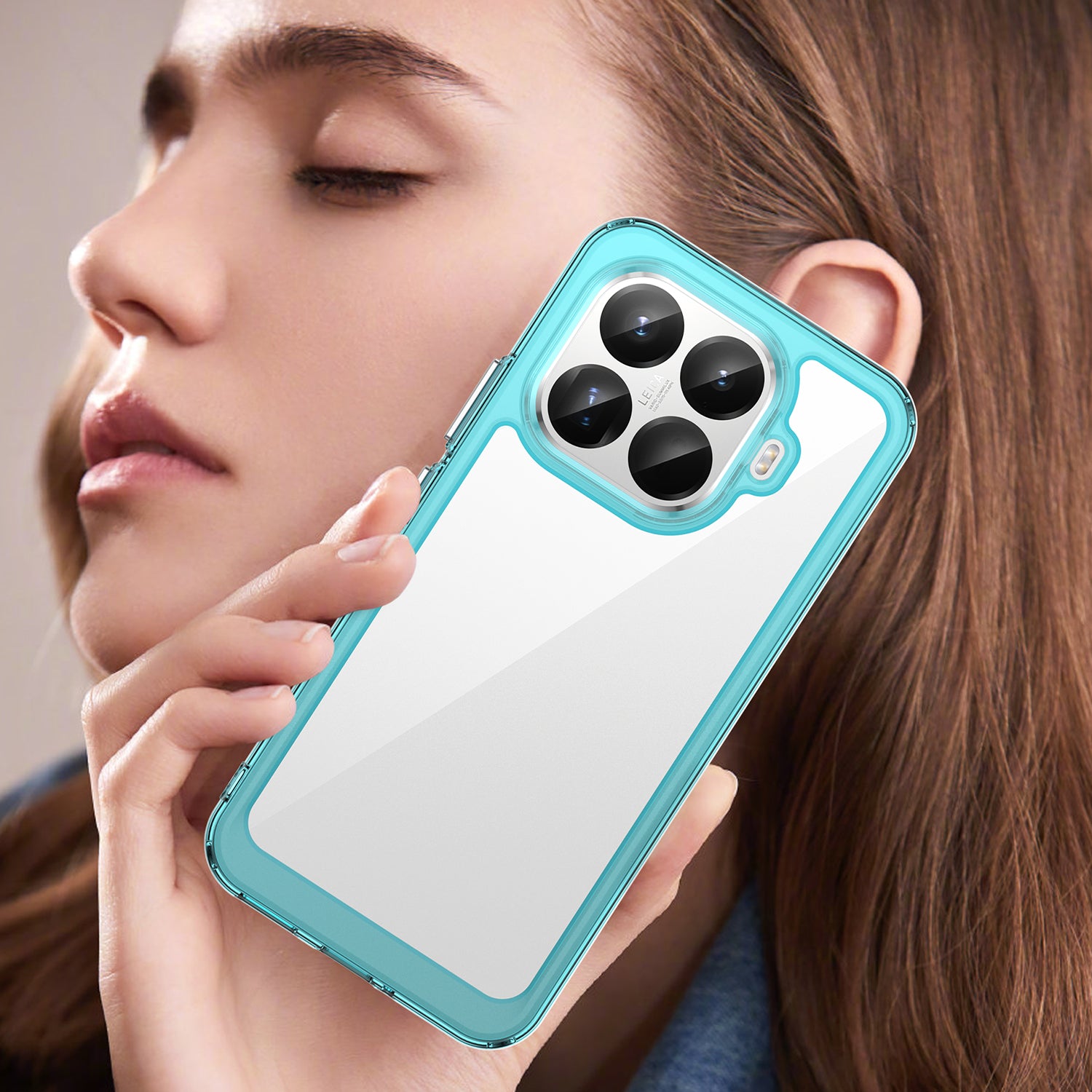 Xiaomi 15T Pro Soft TPU Bumper Case [Clear Blue]