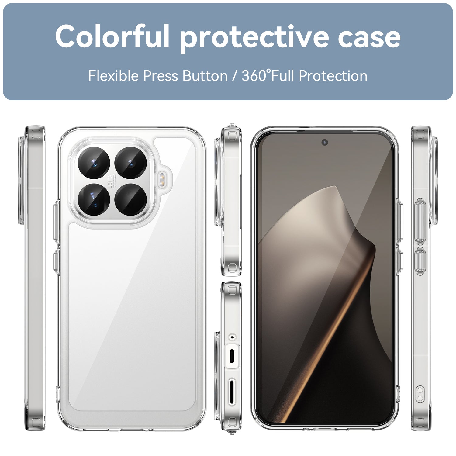 Xiaomi 15T Pro Soft TPU Bumper Case [Clear]