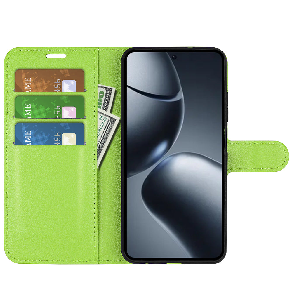 Xiaomi 15T PU Wallet Case [Green]