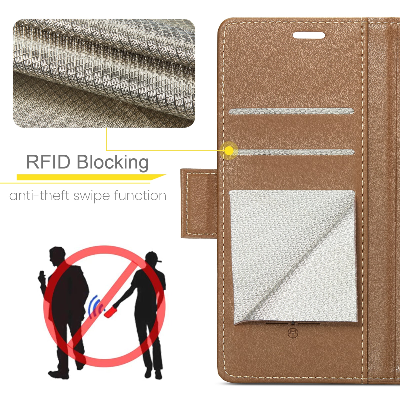 Xiaomi 15T CaseMe Retro Wallet Case [Brown]
