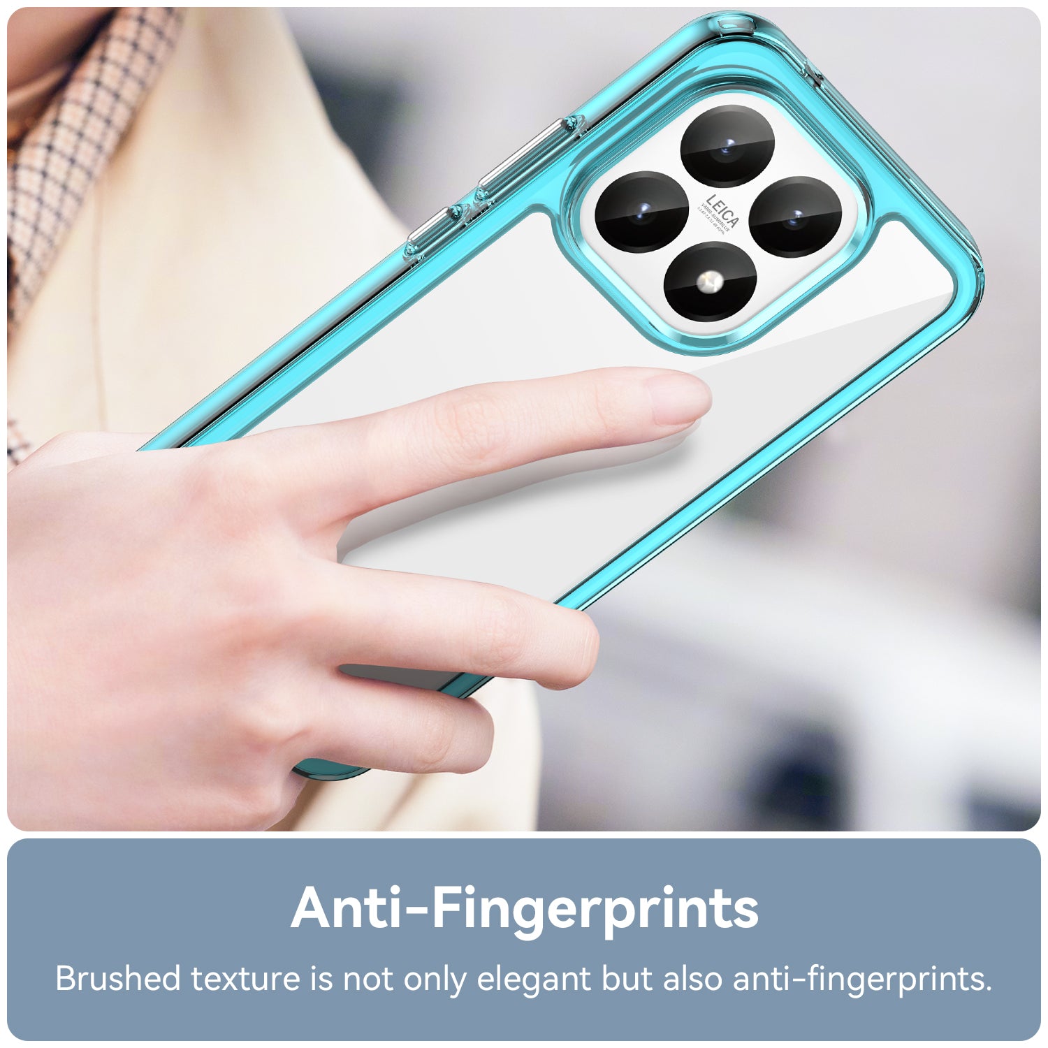Xiaomi 15T Soft TPU Bumper Case [Clear Blue]