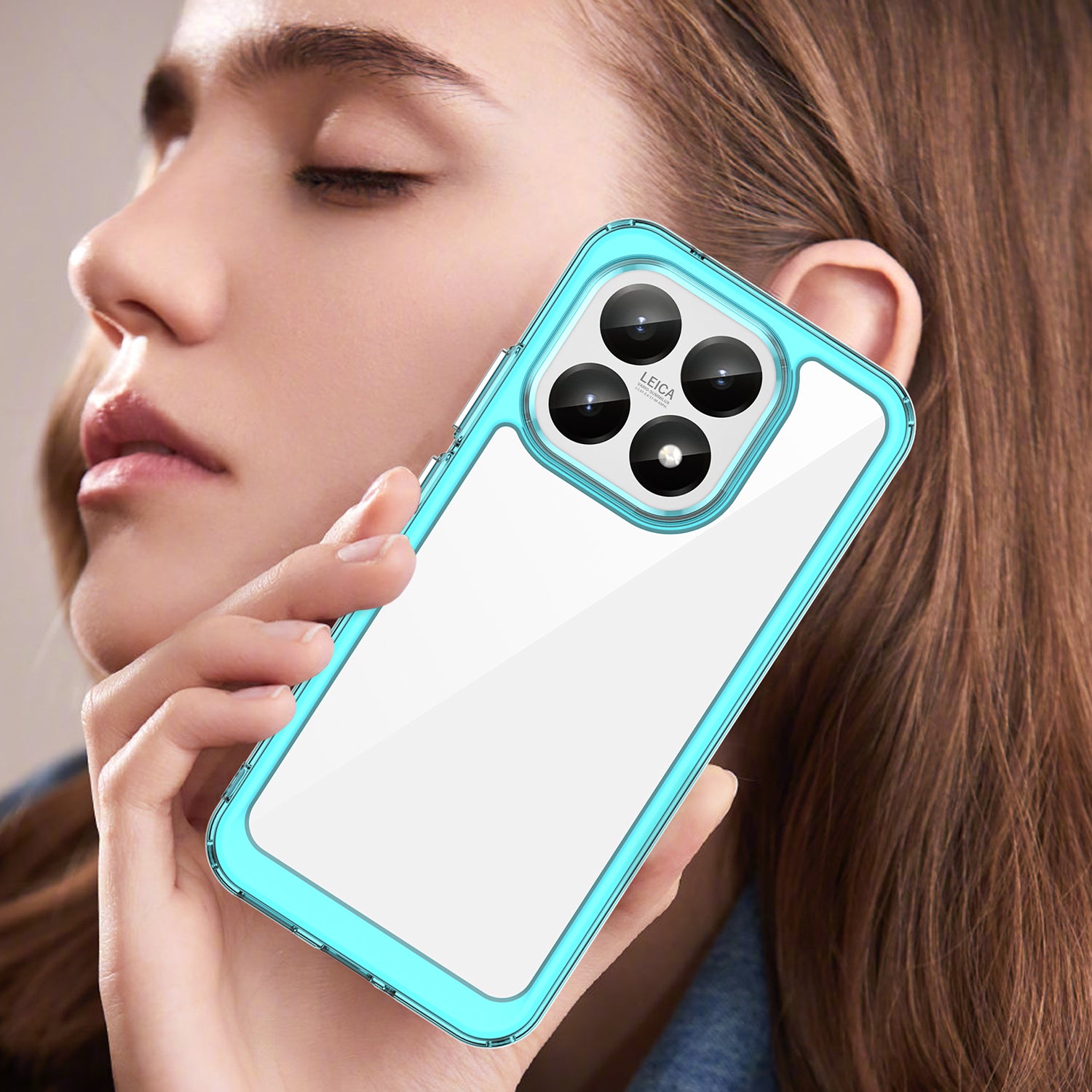 Xiaomi 15T Soft TPU Bumper Case [Clear Blue]