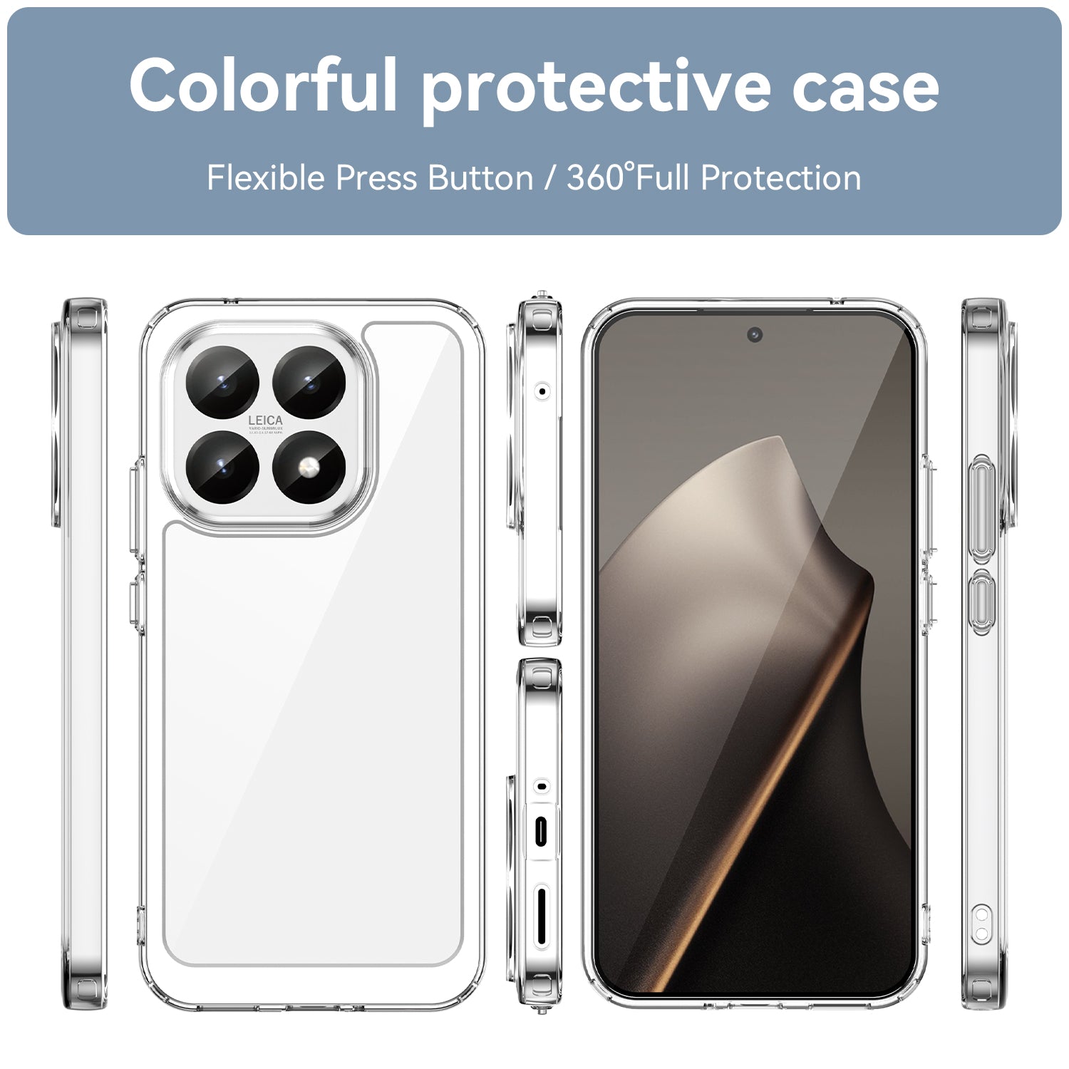 Xiaomi 15T Soft TPU Bumper Case [Clear]