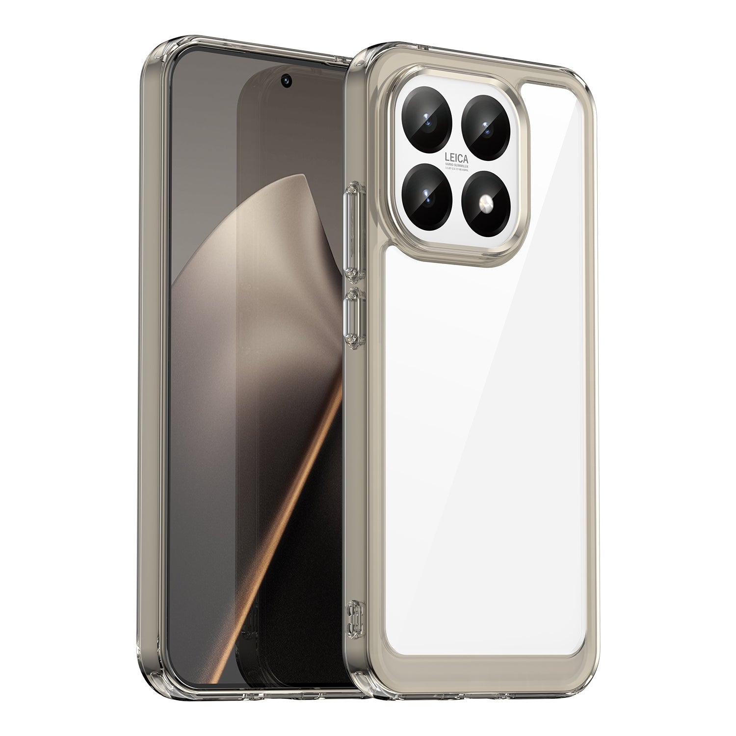 Xiaomi 15T Soft TPU Bumper Case [Clear Grey]