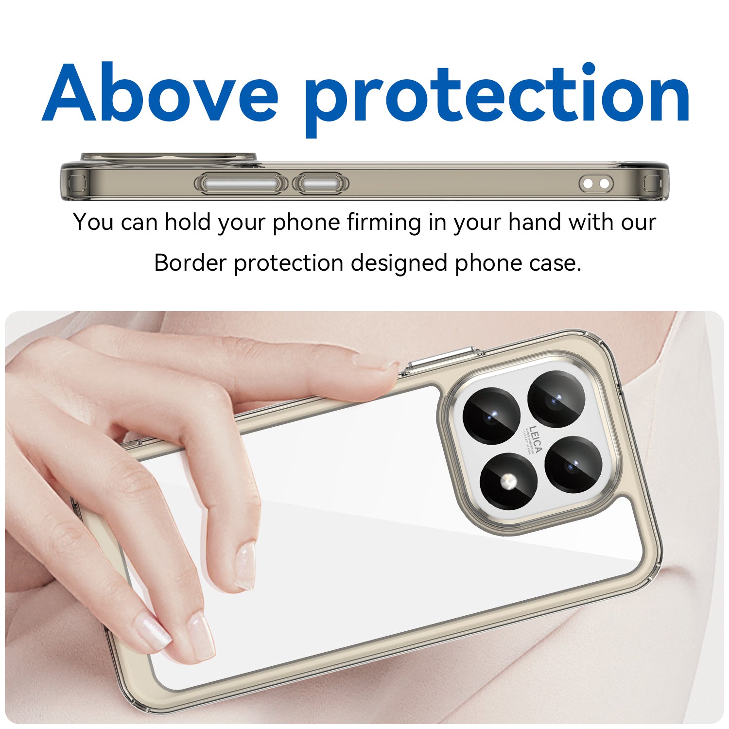 Xiaomi 15T Soft TPU Bumper Case [Clear Grey]