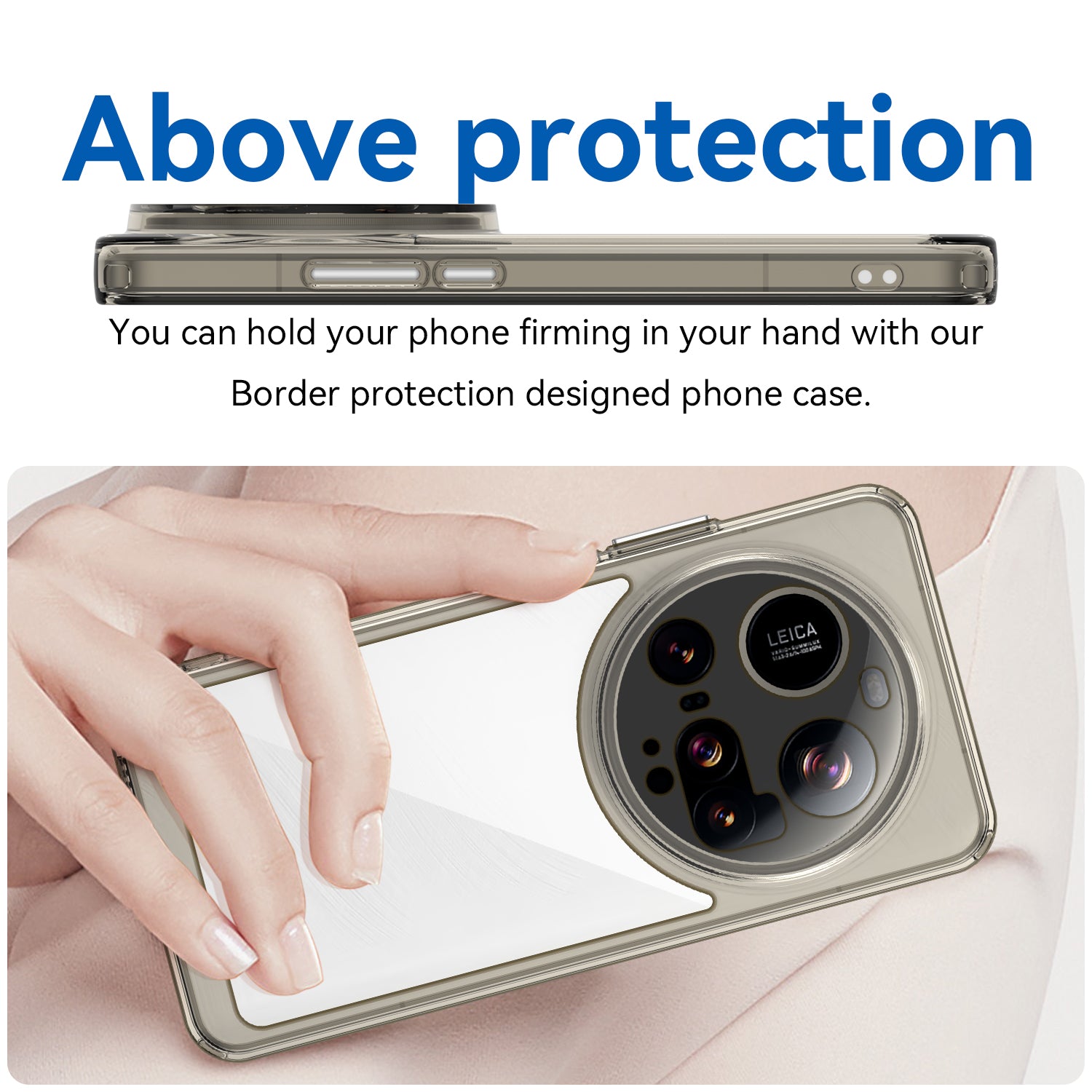 Xiaomi 15 Ultra Soft TPU Bumper Case (Clear Grey)