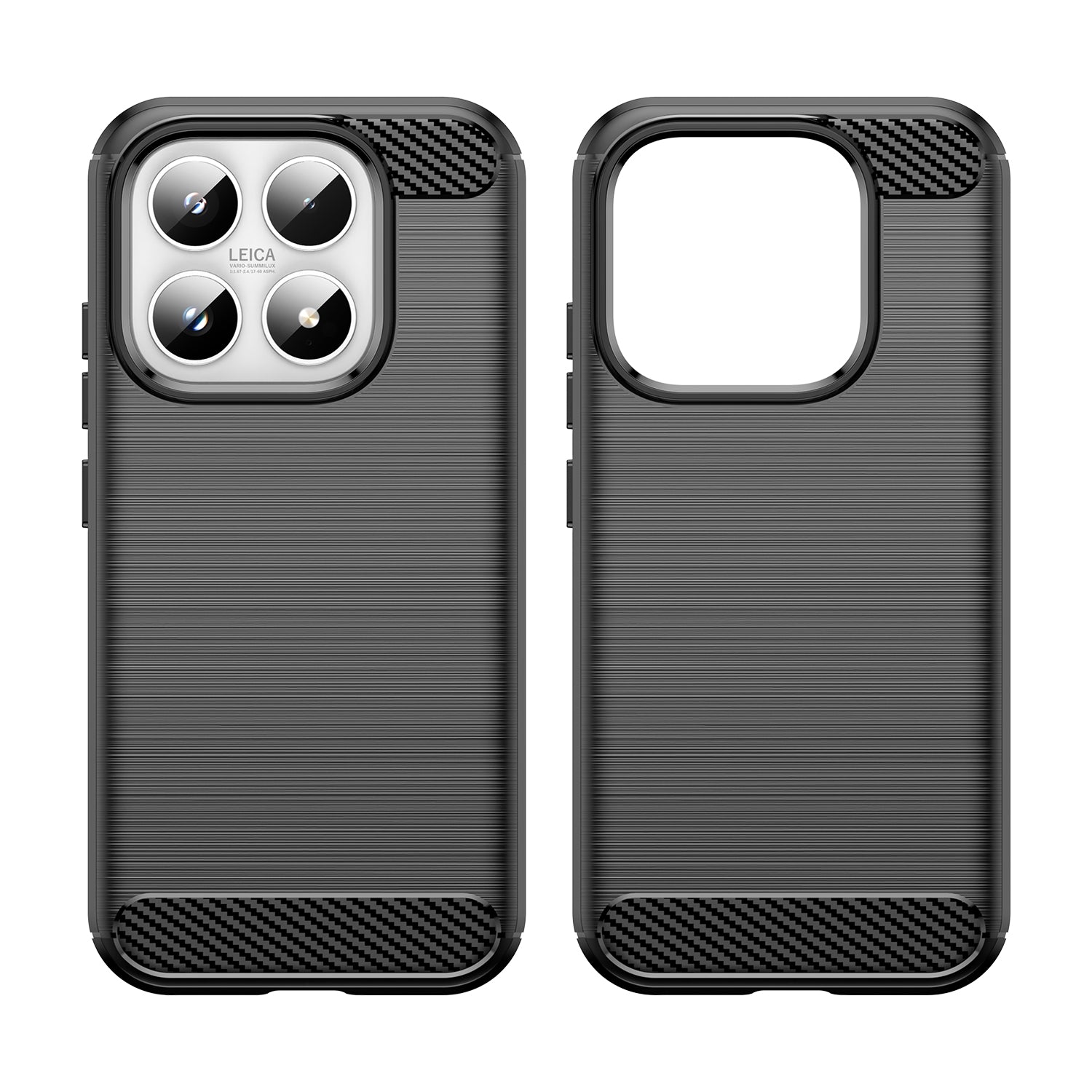 Xiaomi 17 Carbon Fibre TPU Case Slim Shockproof Cover Black