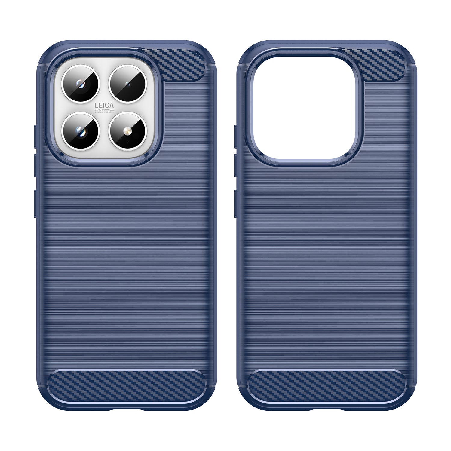 Xiaomi 17 Carbon Fibre TPU Case Slim Shockproof Cover Navy