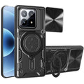 Xiaomi 17  Ring Kickstand Case w/ Camera Cover [Black] - Black
