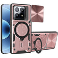 Xiaomi 17  Ring Kickstand Case w/ Camera Cover [Rose Gold] - Rose Gold