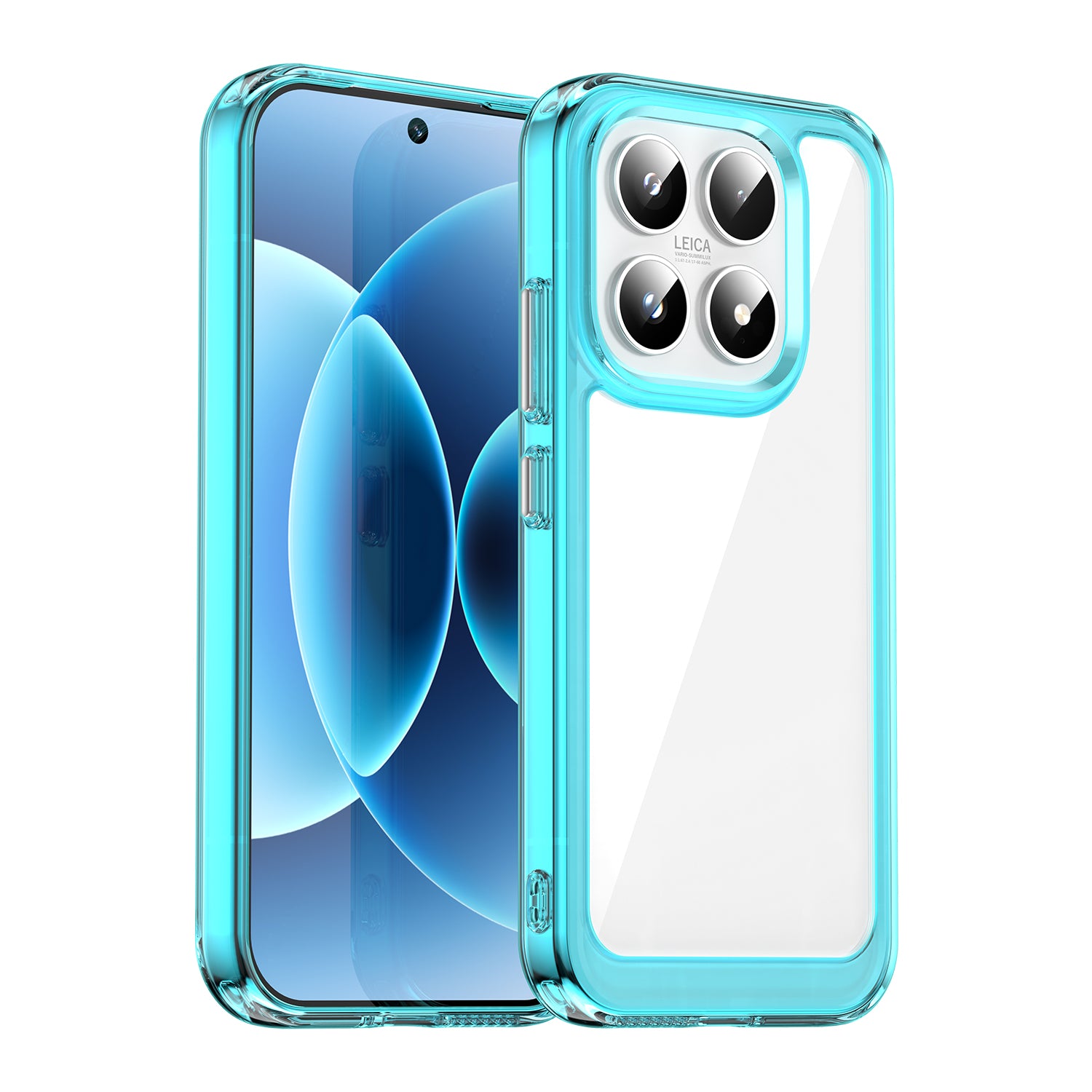Xiaomi 17 Soft TPU Bumper Shockproof Cover Case [Clear Blue]