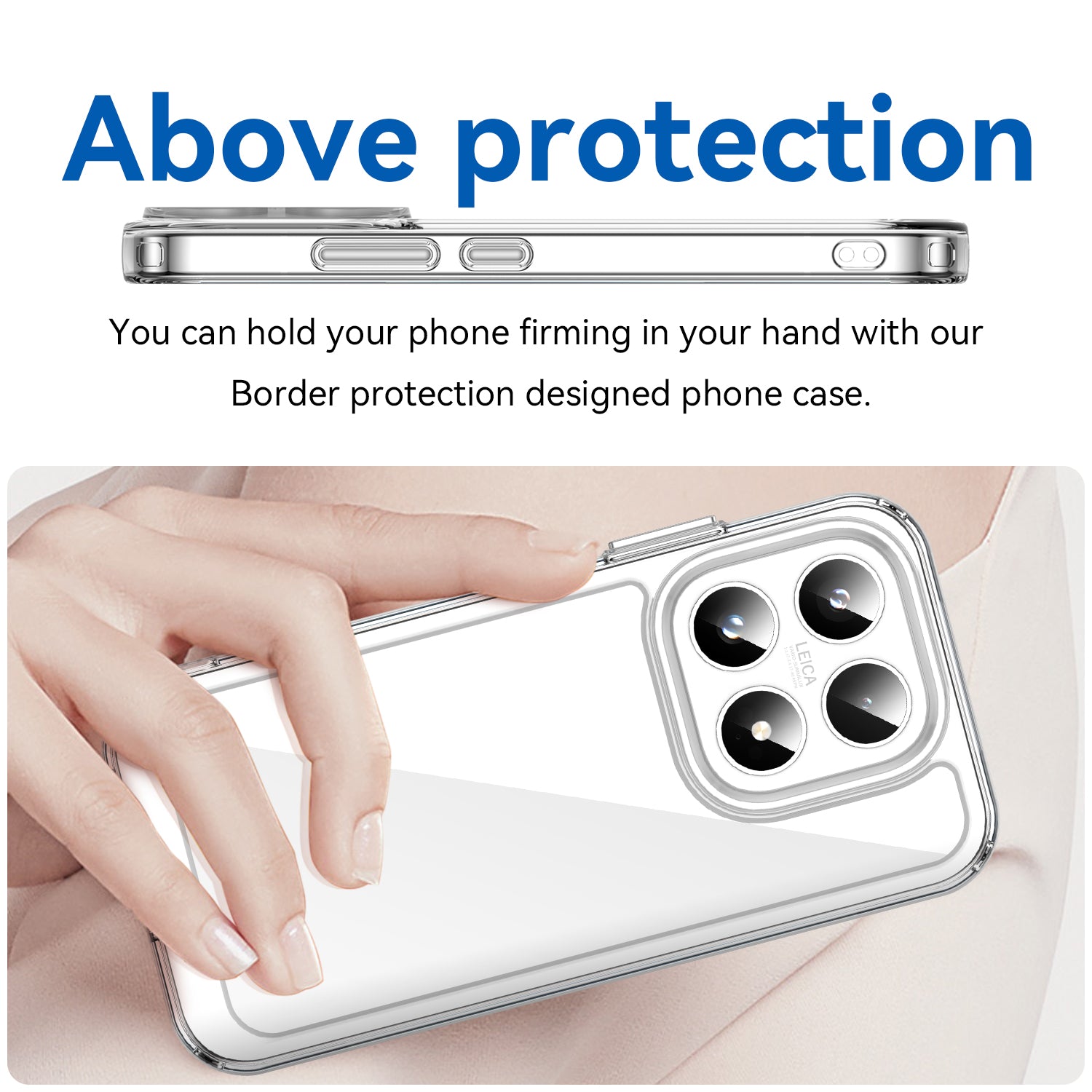 Xiaomi 17 Soft TPU Bumper Shockproof Cover Case [Clear]