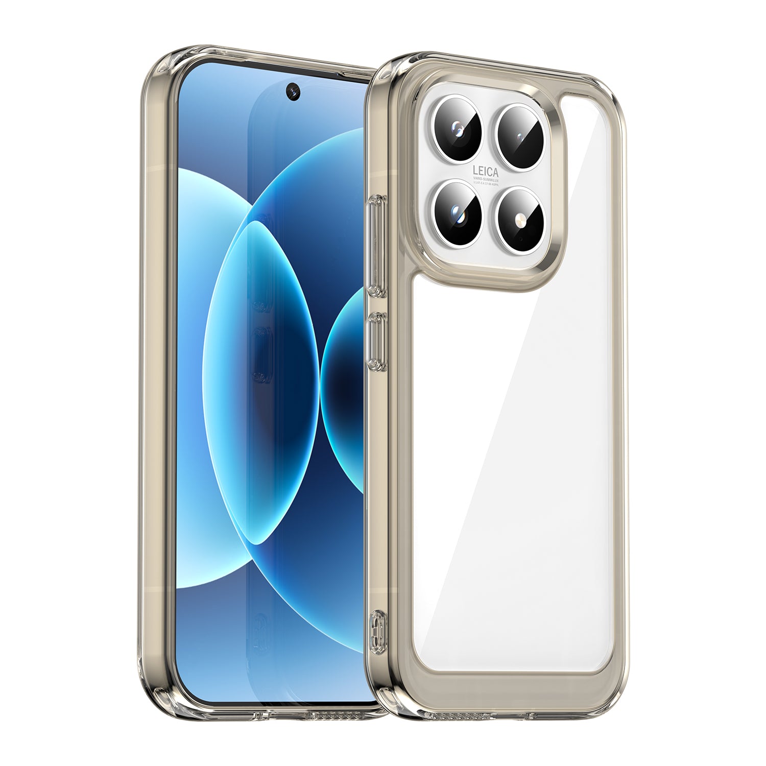 Xiaomi 17 Soft TPU Bumper Shockproof Cover Case [Clear Grey]