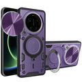 Xiaomi 17 Ultra Ring Kickstand Case w/ Camera Cover [Purple] - Purple