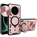 Xiaomi 17 Ultra Ring Kickstand Case w/ Camera Cover [Rose Gold] - Rose Gold