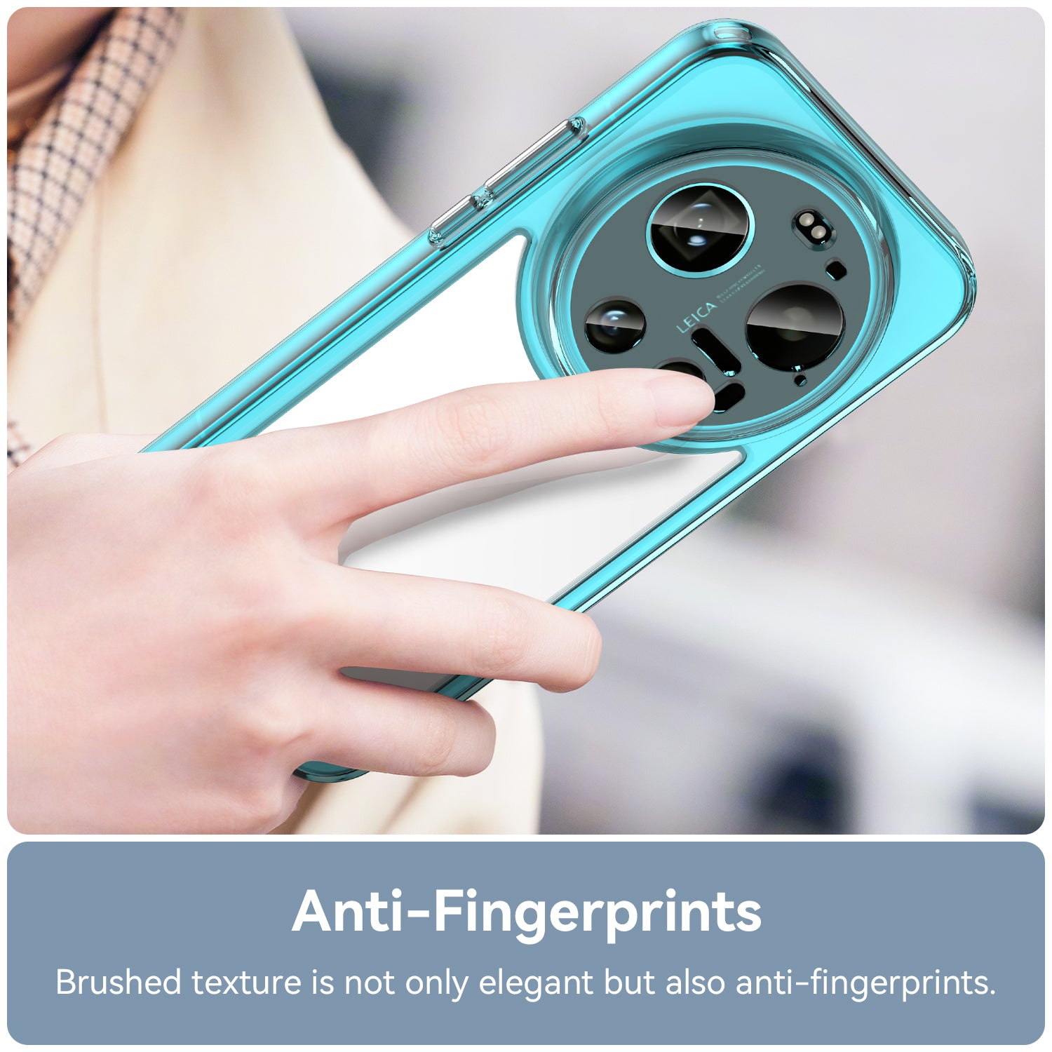 Xiaomi 17 Ultra Soft TPU Bumper Shockproof Cover Case [Clear Blue]