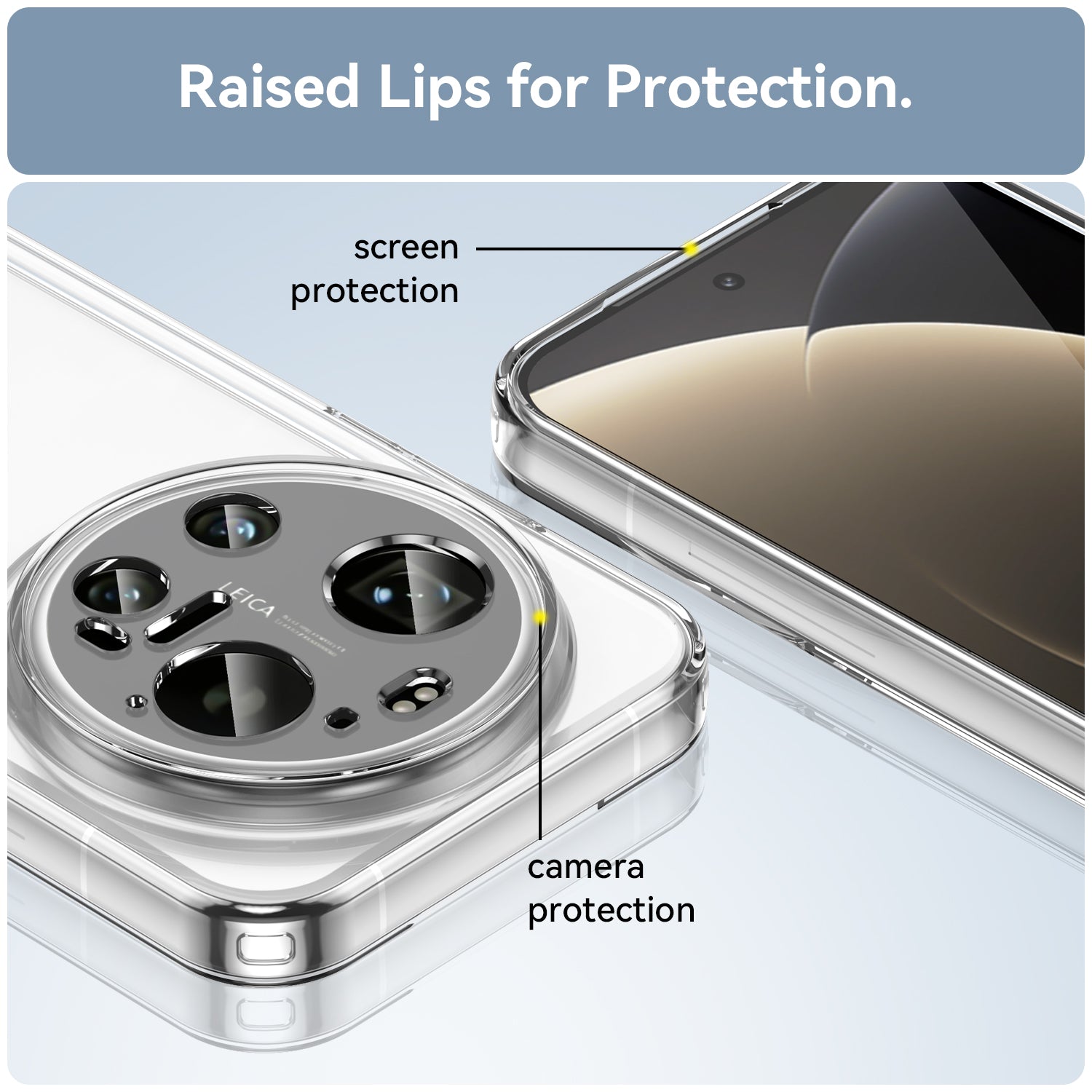 Xiaomi 17 Ultra Soft TPU Bumper Shockproof Cover Case [Clear]