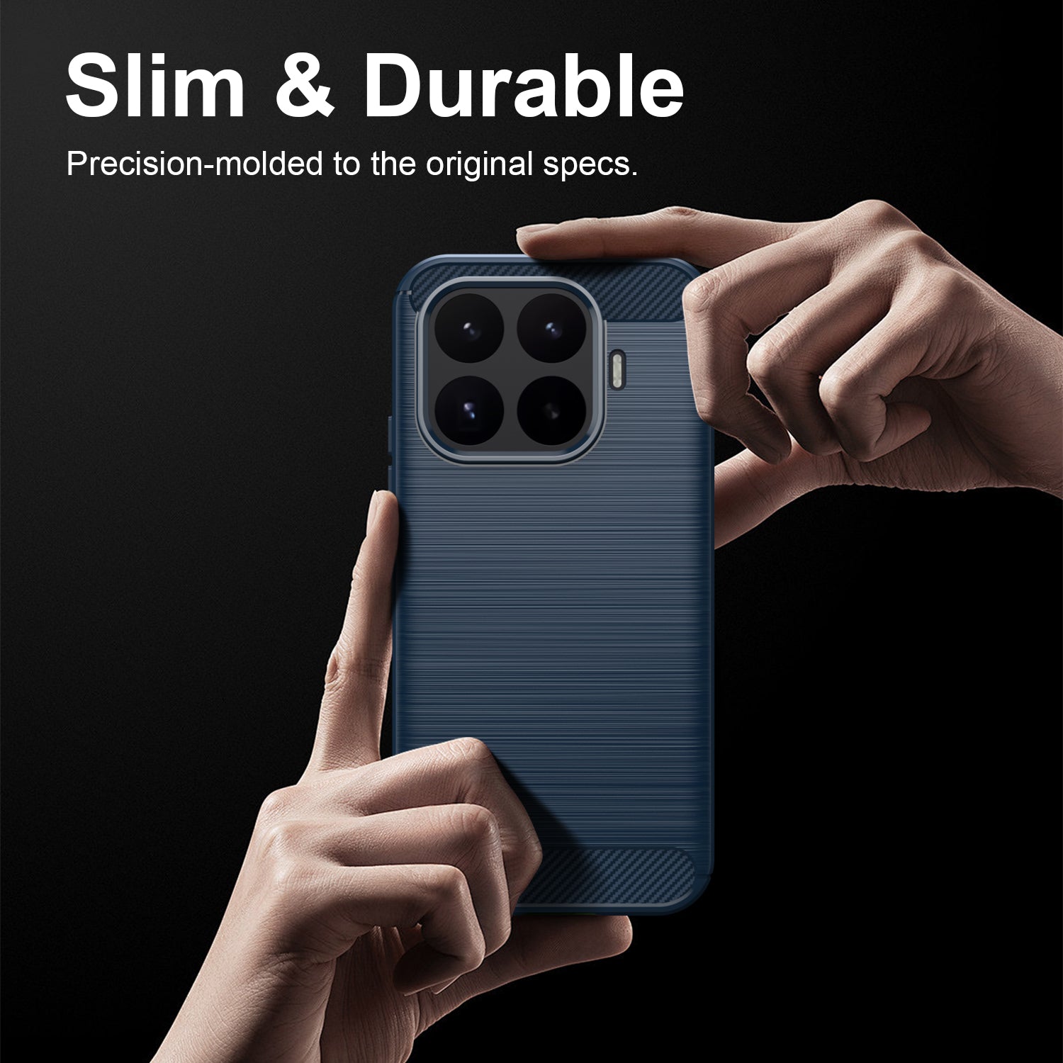 Xiaomi 17T 5G Carbon Fibre TPU Case Slim Shockproof Cover Navy