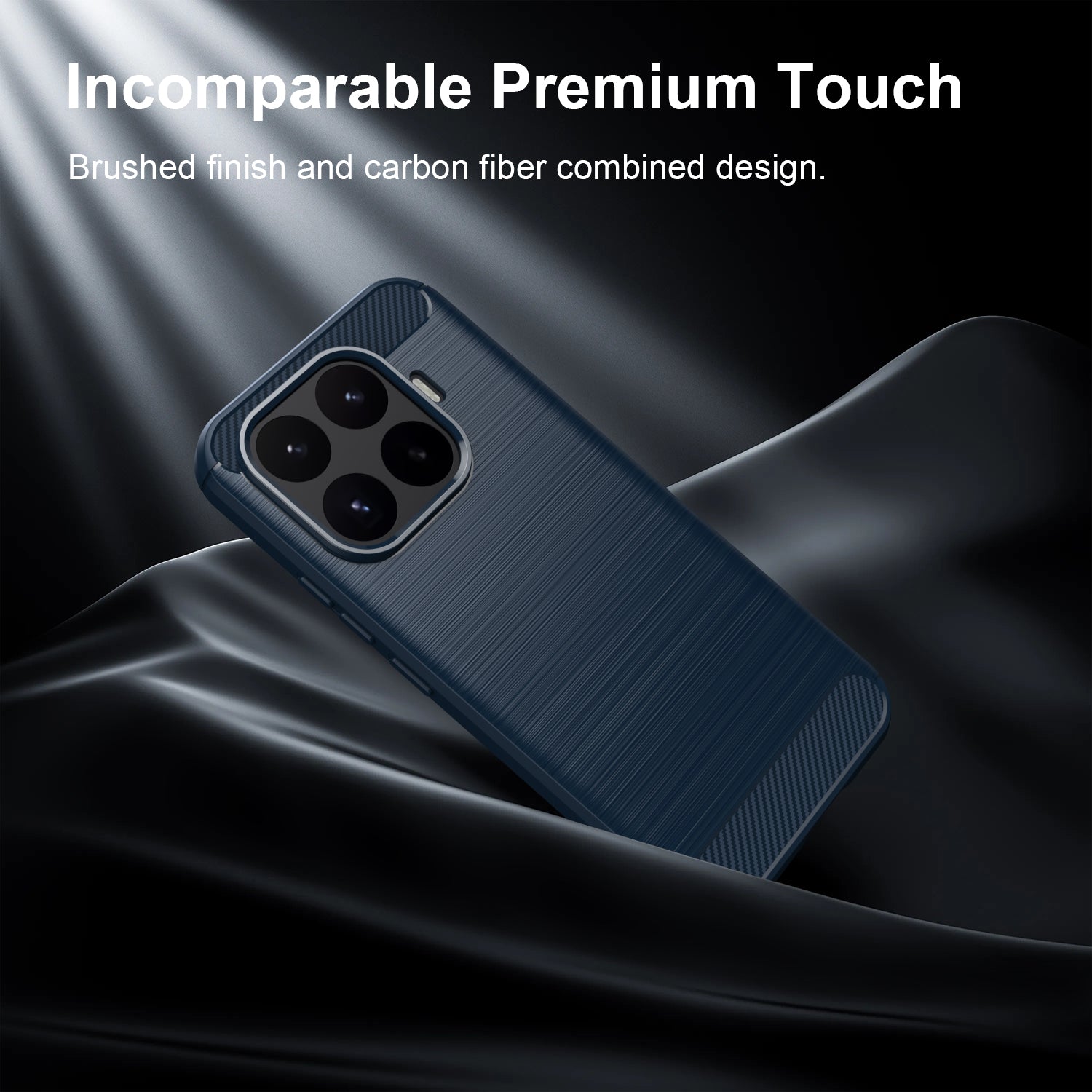 Xiaomi 17T 5G Carbon Fibre TPU Case Slim Shockproof Cover Navy