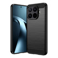 Xiaomi 17T Pro 5G Carbon Fibre TPU Case Slim Shockproof Cover Black - Black