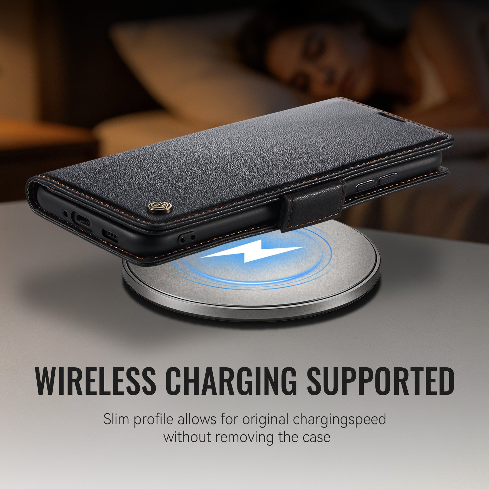 Xiaomi 17T Pro 5G CaseMe Retro Wallet Case [Black]