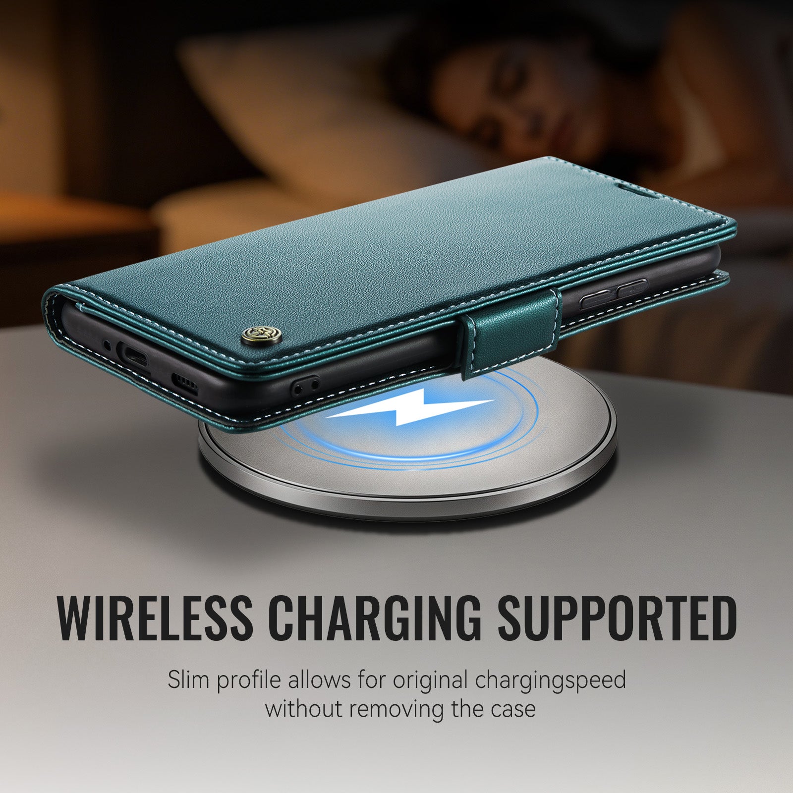 Xiaomi 17T Pro 5G CaseMe Retro Wallet Case [Teal]