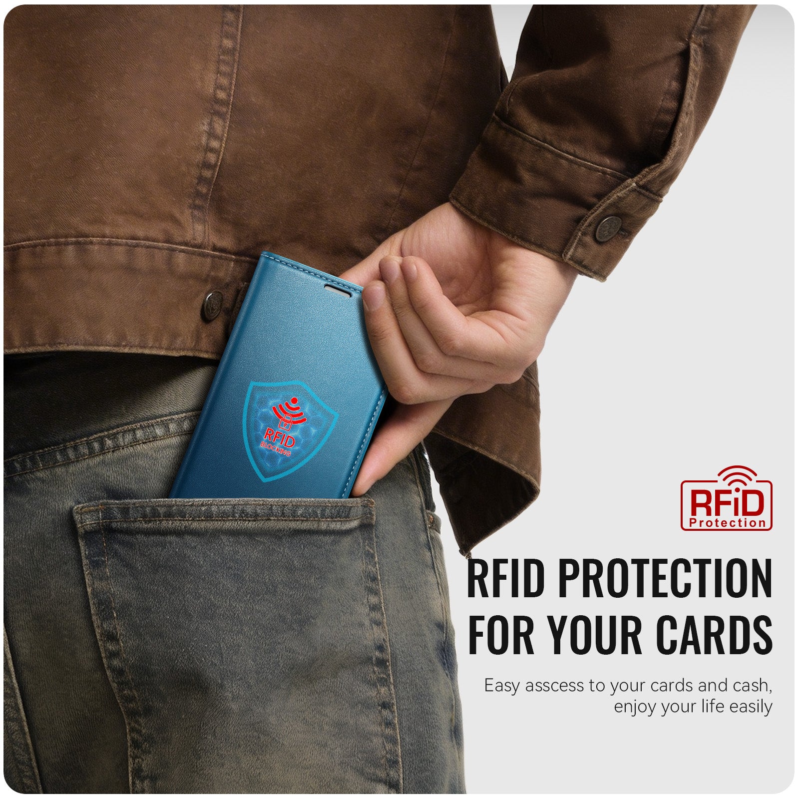 Xiaomi 17T Pro 5G CaseMe Retro Wallet Case [Navy]