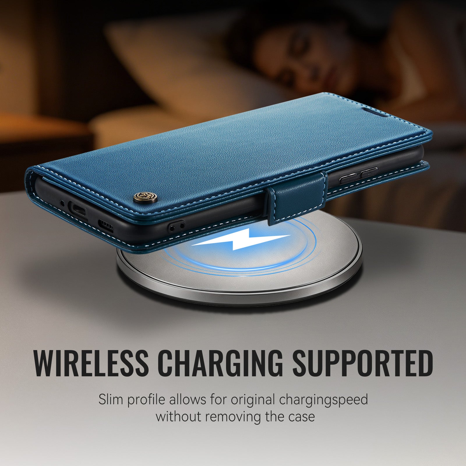 Xiaomi 17T Pro 5G CaseMe Retro Wallet Case [Navy]