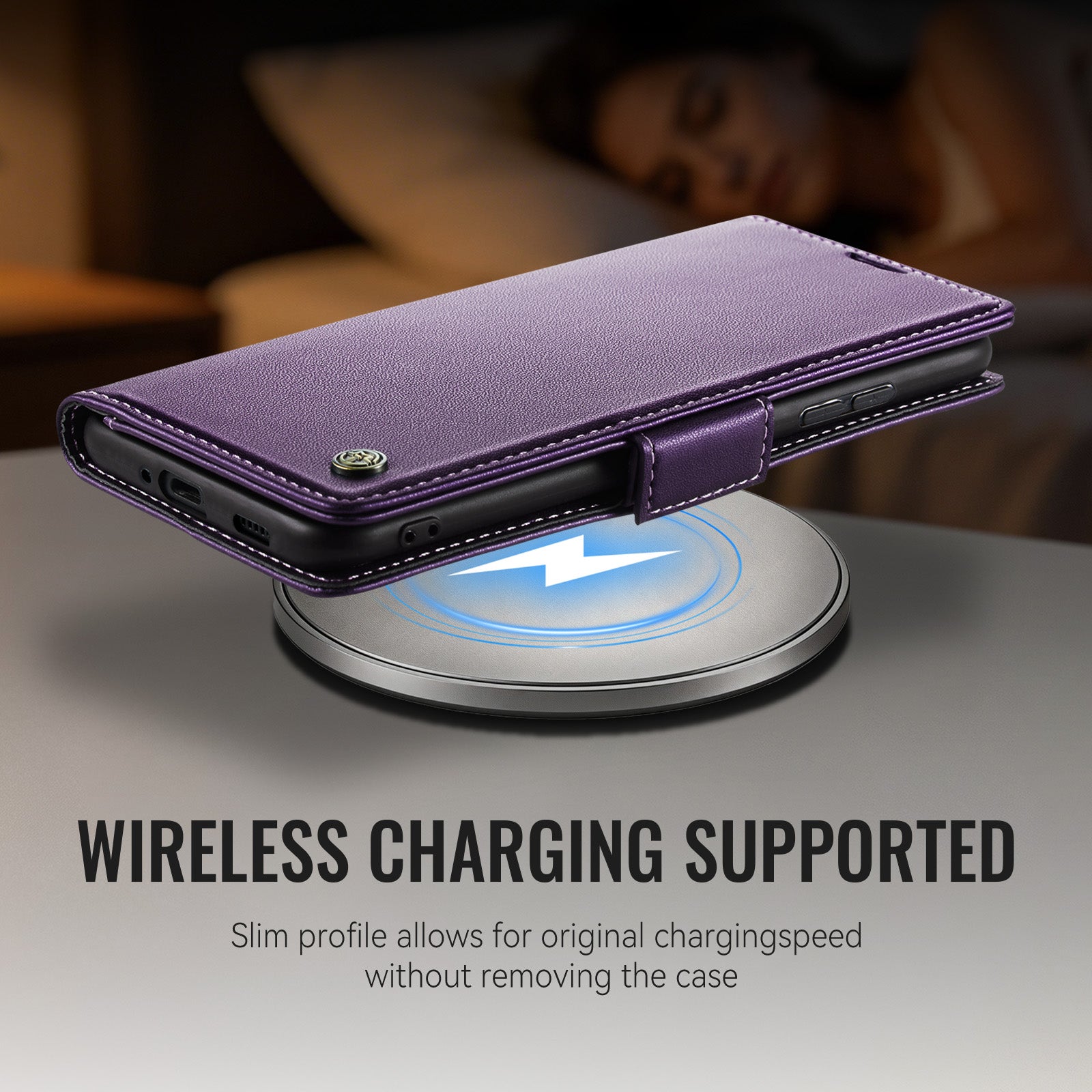 Xiaomi 17T Pro 5G CaseMe Retro Wallet Case [Purple]