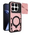 Xiaomi 17T Pro 5G Ring Kickstand Case w/ Camera Cover [Rose Gold] - Rose Gold