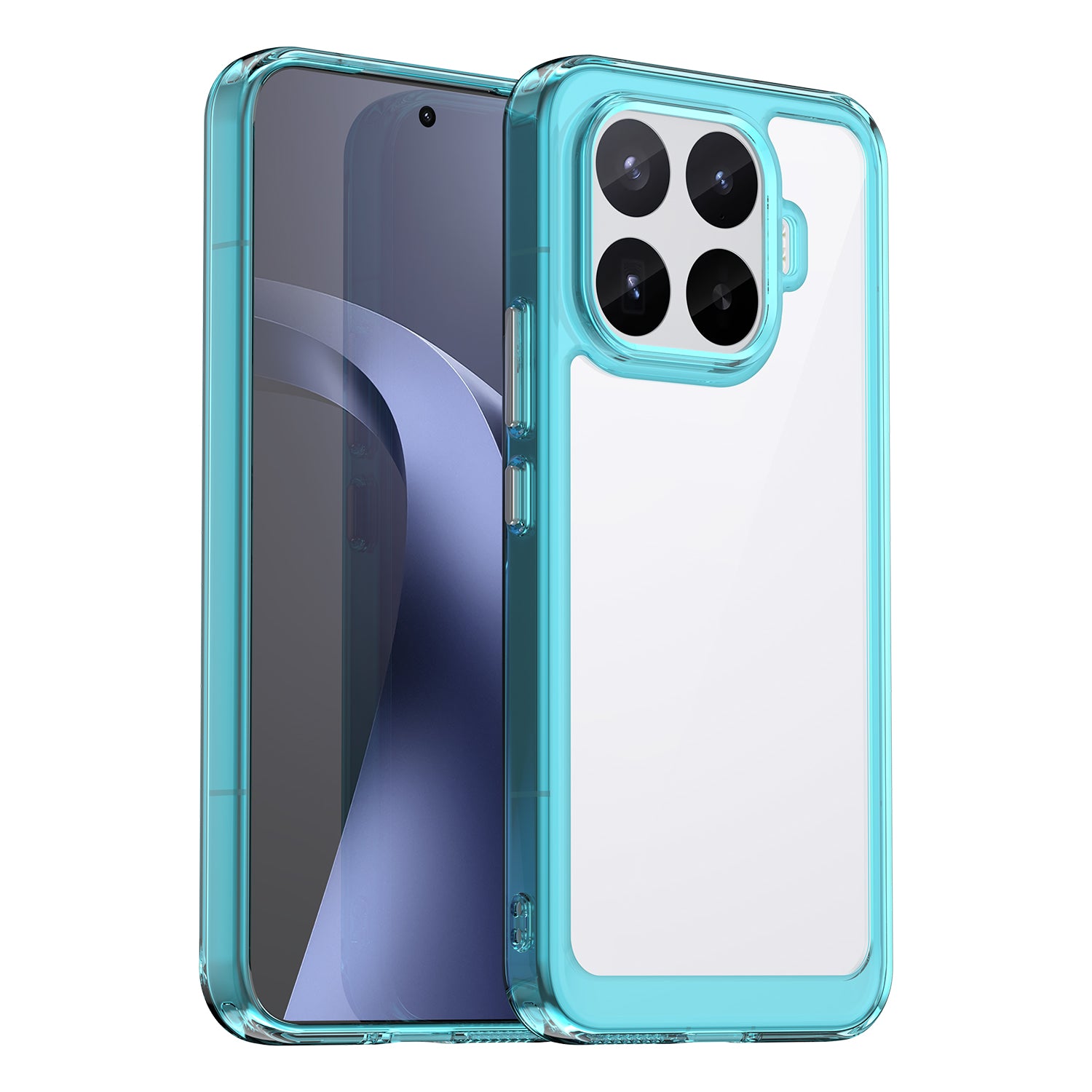 Xiaomi 17T Pro 5G Soft TPU Bumper Shockproof Cover Case [Clear Blue]