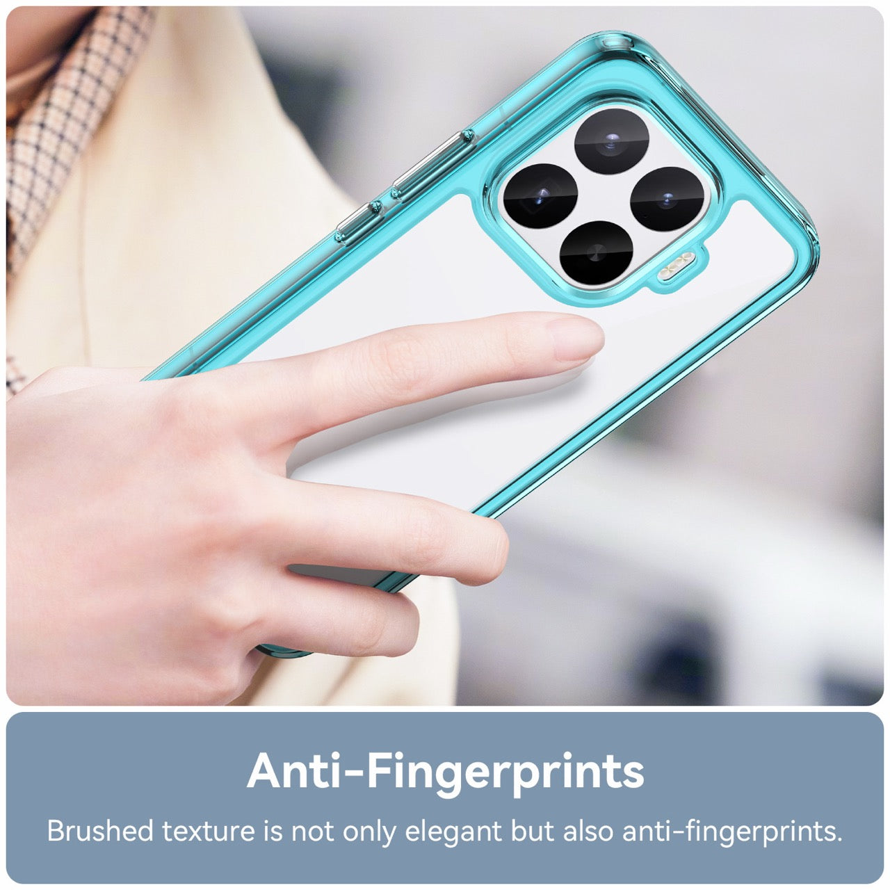 Xiaomi 17T Pro 5G Soft TPU Bumper Shockproof Cover Case [Clear Blue]