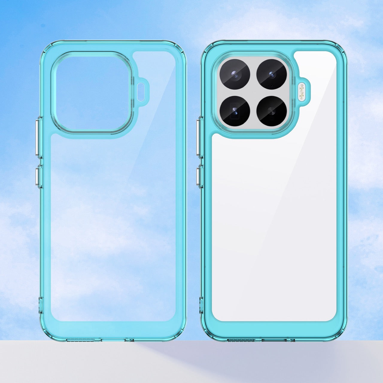 Xiaomi 17T Pro 5G Soft TPU Bumper Shockproof Cover Case [Clear Blue]