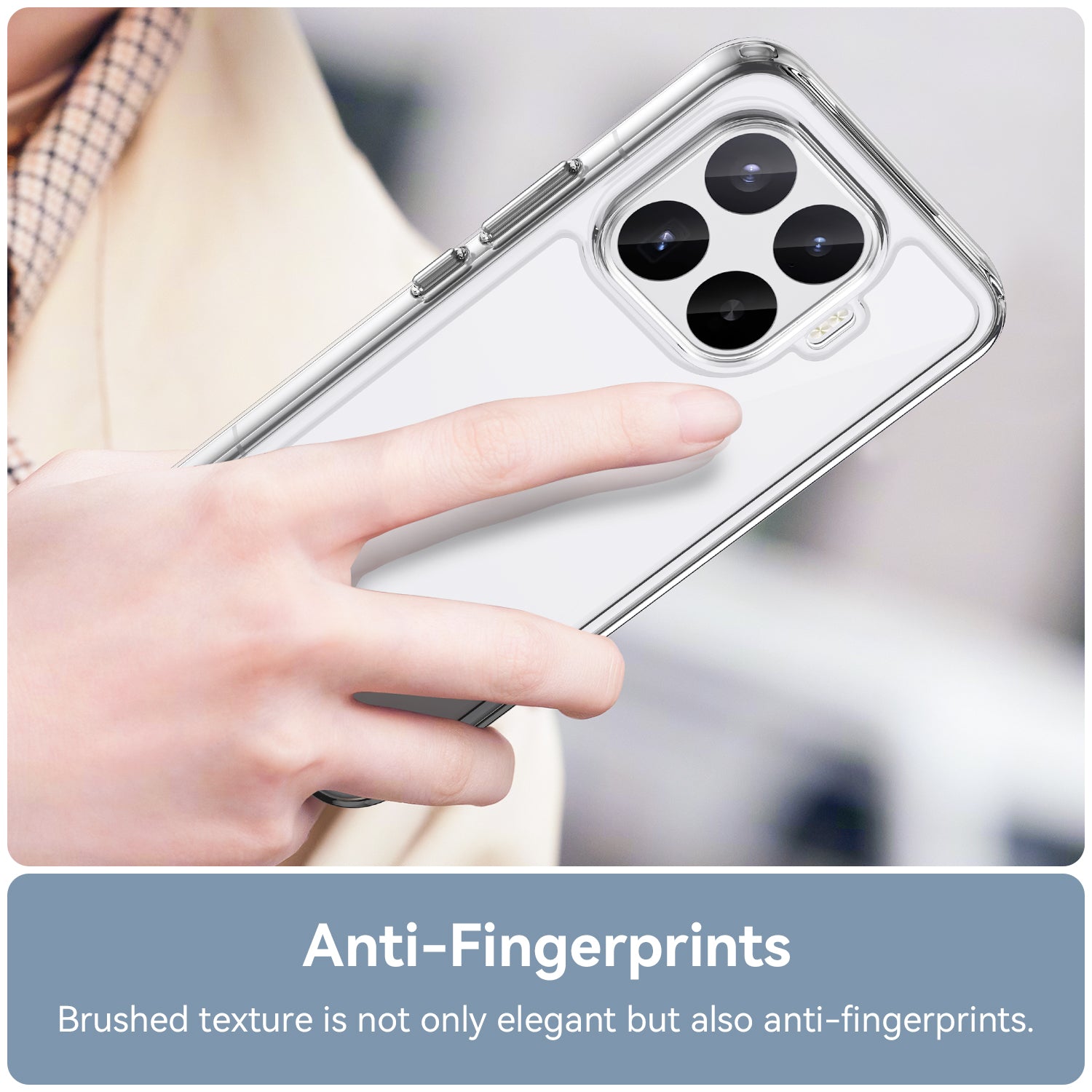 Xiaomi 17T Pro 5G Soft TPU Bumper Shockproof Cover Case [Clear]