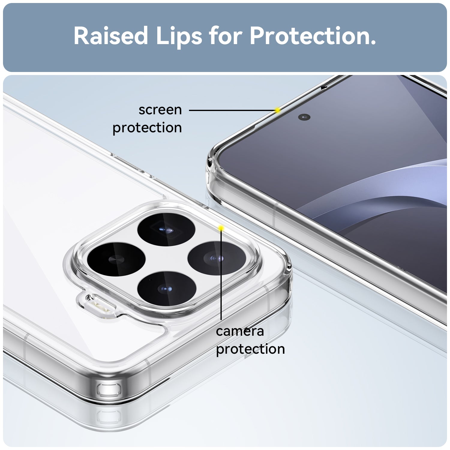 Xiaomi 17T Pro 5G Soft TPU Bumper Shockproof Cover Case [Clear]