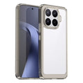 Xiaomi 17T Pro 5G Soft TPU Bumper Shockproof Cover Case [Clear Grey] - Clear Grey