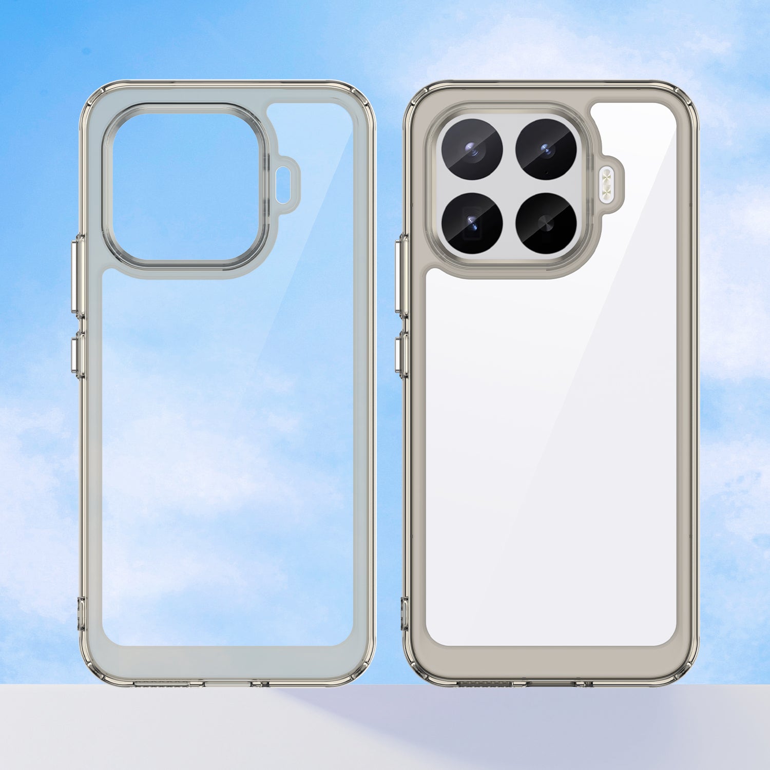 Xiaomi 17T Pro 5G Soft TPU Bumper Shockproof Cover Case [Clear Grey]